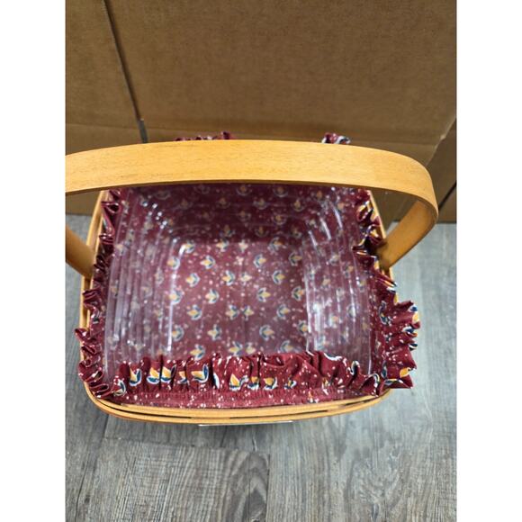 Longaberger 1996 Light The Fire Within Bee Basket Large Berry Signed - Picture 2 of 7